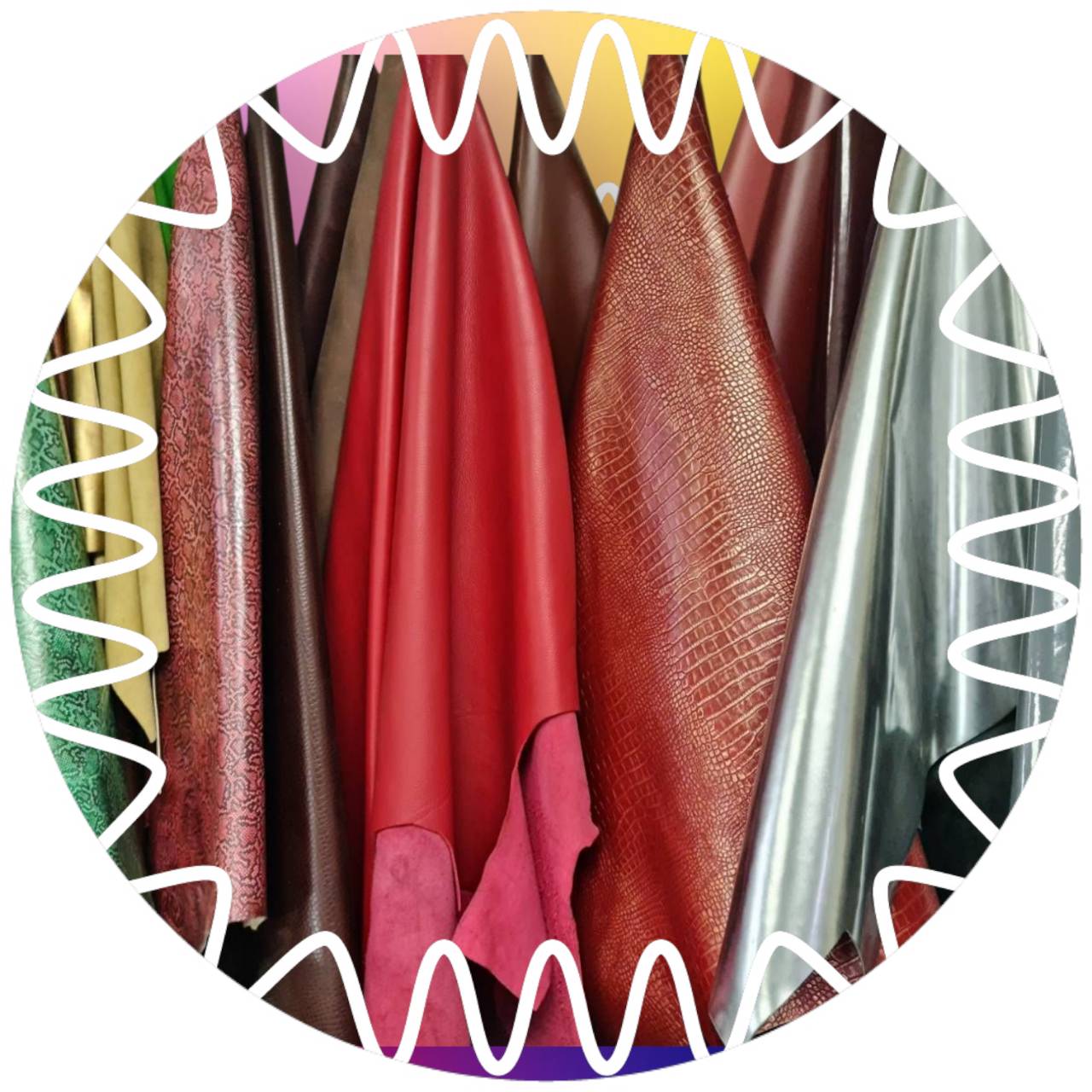 Premium leather texture